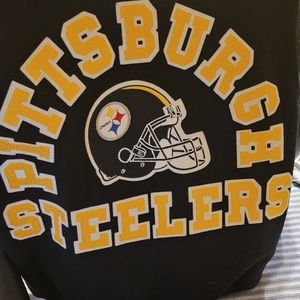 Med Vintage ClothingVtg80s PITTSBURGH STEELERS NFL Back Patch Chalk Line Varsit